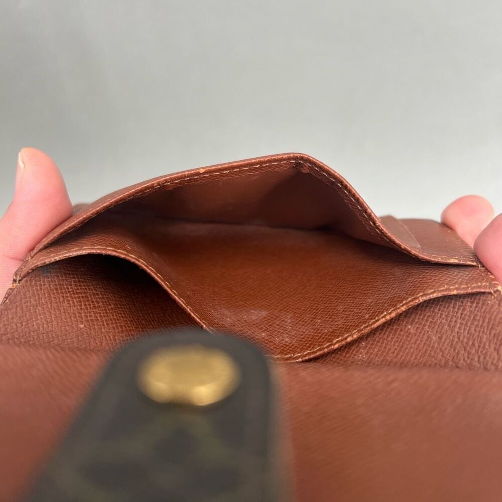 Louis Vuitton Vintage Monogram Bifold Wallet Kisslock Old Money Dark Academia - Picture 10 of 16